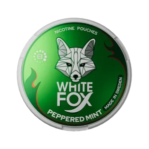 WHITE FOX Peppered Mint Smooth Nicotine Pouches