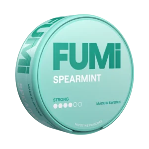 FUMI Spearmint Extra Strong slim nicotine pouch can