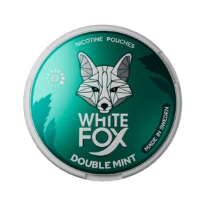 WHITE FOX Double Mint Balanced Nicotine Pouches