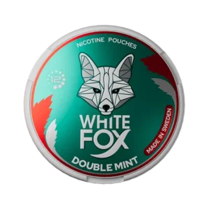 WHITE FOX Double Mint Intense Nicotine Pouches