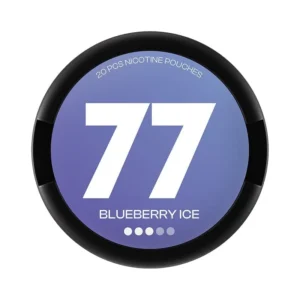 77 Blueberry Ice 10.4mg nicotine pouches