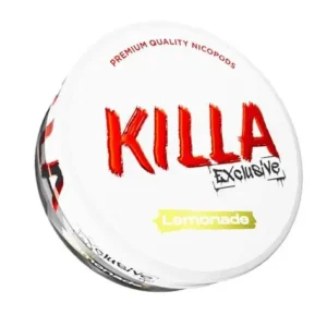 KILLA Exclusive Lemonade 16.5mg nicotine pouch can