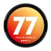 77 Cola Vanilla 10.4mg slim nicotine pouch can
