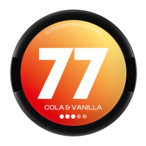 77 Cola Vanilla 10.4mg slim nicotine pouch can