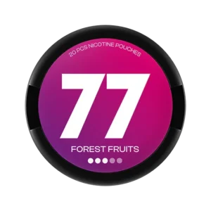 77 Forest Fruits 5.2mg slim nicotine pouch can