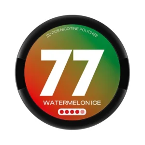 77 Watermelon Ice 5.2mg slim nicotine pouch can