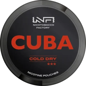 CUBA Cool Dry 43mg Nicotine Pouches