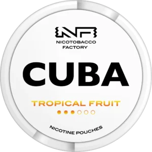 CUBA White Tropical Fruit 10.2mg Nicotine Pouches
