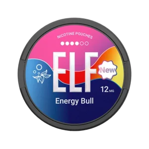 ELF Energy Bull 12mg slim nicotine pouch can