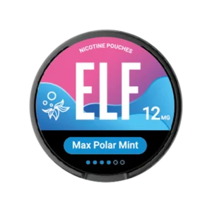 ELF Max Polar Mint 12mg slim nicotine pouch can