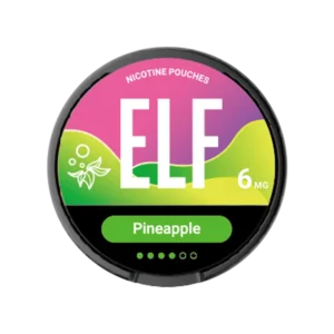 ELF Pineapple 6mg slim nicotine pouch can