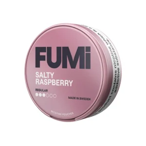 FUMI Salty Raspberry Regular nicotine pouch can