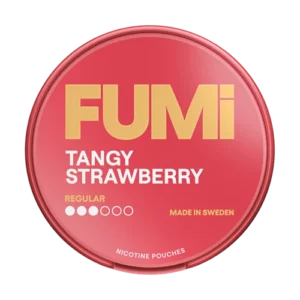 FUMI Tangy Strawberry Regular nicotine pouch can