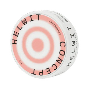 HELWIT Strawberry nicotine pouch can