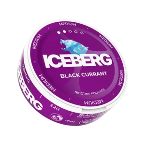 ICEBERG Black Currant Medium 20mg Nicotine Pouches