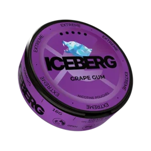 ICEBERG Grape Gum Medium 20mg Nicotine Pouches