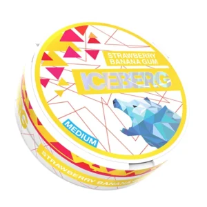 ICEBERG Strawberry Banana Gum Extreme 20mg Nicotine Pouches