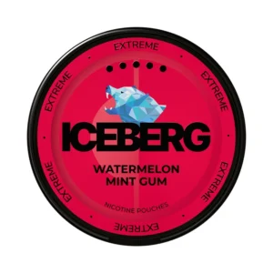 ICEBERG Watermelon Mint Gum Extreme 50mg Nicotine Pouches
