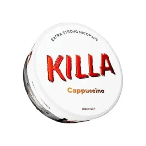 KILLA Cappuccino 16mg nicotine pouch can