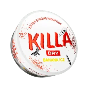 KILLA Dry Banana Ice 9.9mg nicotine pouch can