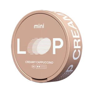 LOOP Creamy Cappuccino Mini Nicotine Pouches Can