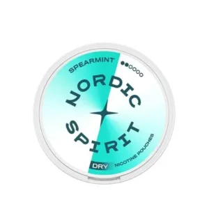 Nordic Spirit Spearmint Regular 6mg Nicotine Pouches Can