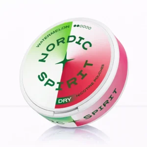 Nordic Spirit Watermelon Strong 9mg Nicotine Pouches Can