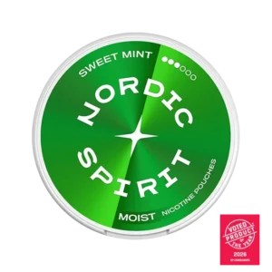 Nordic Spirit Sweet Mint Strong 9mg Nicotine Pouches Can