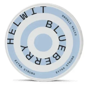 HELWIT Blueberry Extra Strong nicotine pouch can