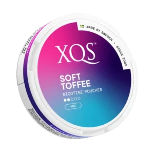 XQS Soft Toffee 4mg Light Nicotine Pouches