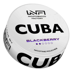 CUBA White Blackberry 10.2mg Nicotine Pouches