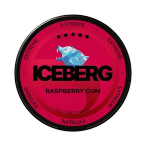 ICEBERG Raspberry Gum Extreme 50mg Nicotine Pouches