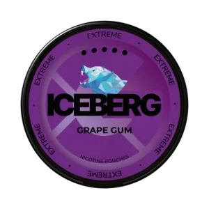 ICEBERG Grape Gum Extreme 50mg Nicotine Pouches