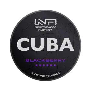 CUBA Black Blackberry 43mg Nicotine Pouches