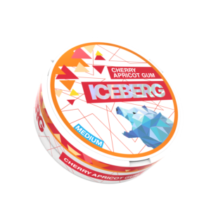 ICEBERG Cherry Apricot Gum Medium 12mg Nicotine Pouches