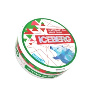 ICEBERG Watermelon Mint Gum Medium 12mg Nicotine Pouches