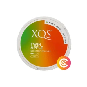 XQS Twin Apple 4mg Light Nicotine Pouches