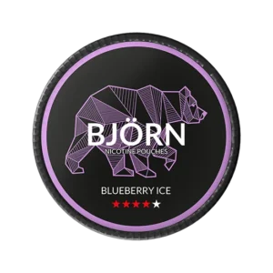 BJORN Blueberry Ice 9.1mg Nicotine Pouches