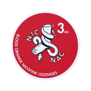 NIC NAC Blood Orange 3mg Nicotine Lozenges