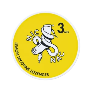 NIC NAC Lemon 3mg Nicotine Lozenges