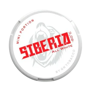 SIBERIA All White Mini 17mg Nicotine Pouches