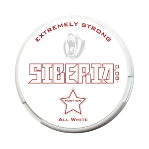 SIBERIA All White Original 25mg Nicotine Pouches