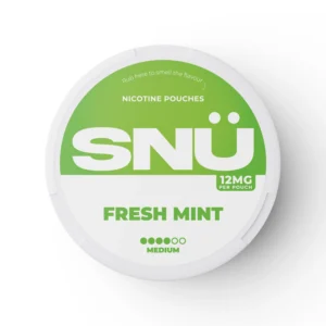 SNU Fresh Mint 12mg Nicotine Pouches