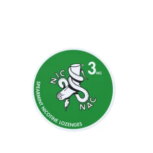 NIC NAC Spearmint 3mg Nicotine Lozenges