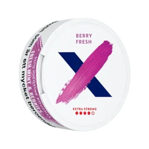 X Berry Fresh Extra Strong Nicotine Pouches Zone X