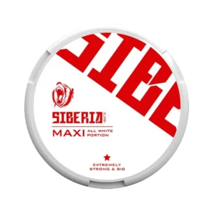 SIBERIA Maxi All White Portion Nicotine Pouches